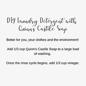Quinn's Pure Castile Organic Liquid Soap  32 ounce (Unscented) - Castile Soap Laundry