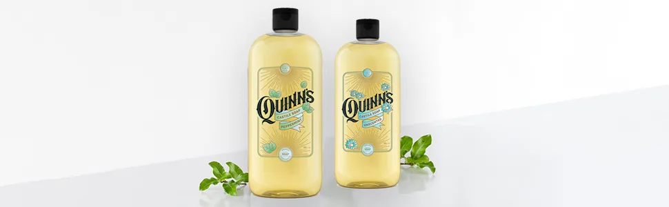 Quinn's Pure Castile Organic Liquid Soap  32 ounce (Unscented) - Quinn