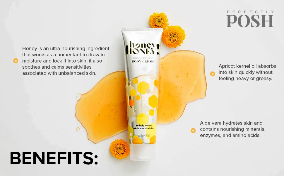 Perfectly Posh Honey Honey Healing Body Creme - product information 5