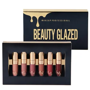 6pcs Matte Velvety Liquid Lipstick Matte Liquid Lipgloss Waterproof Lip Gloss 6 Pcs - product information 27