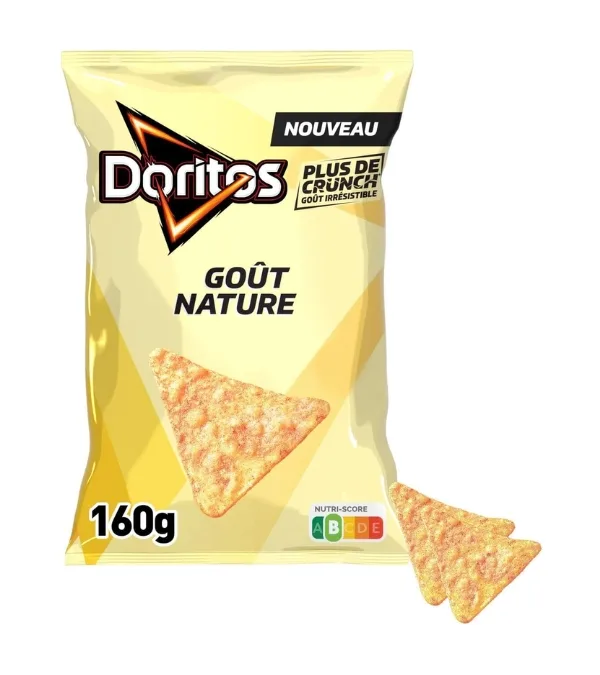 DORITOS Chips Tortilla Nature Maxi Format 250g Nature 250 g (Lot de 1) - product information 5