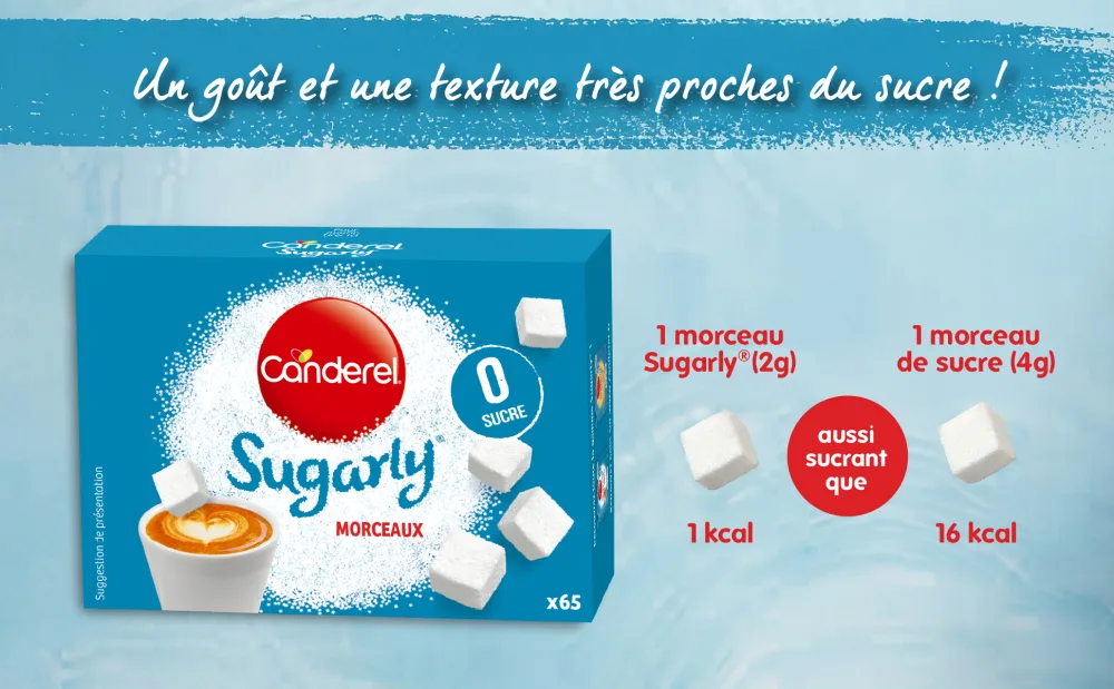 Canderel Sugarly - Poudre Cristallis e - Z ro Sucre - dulcorant | 250g 250 g (Lot de 1) - product information 8