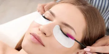 100 Pairs Set Under Eye Pads  Comfy and Cool Under Eye Patches Gel Pad for Eyelash Extensions Eye Mask Beauty Tool (Purple) - Under Eye Pads Eyelash Extension Gel Patches