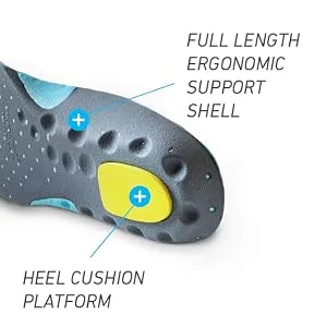 Masterfit EZFit QF Ski & Snowboard Boot Insoles - Pain Relief Inserts for Men & Women - for Regular & High Arch  Heel Support  Better Control  Reduce Fatigue (Regular/Medium) Regular Volume Medium - masterfit