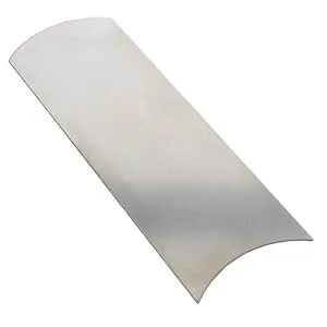 DCT Carbon Steel Scraper 3-Piece Set   Rectangular  Concave Convex  Gooseneck Curved Wood Cabinet Woodworking Scrapers - concave