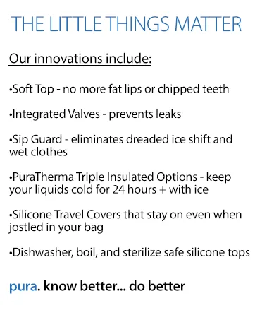 Pura Bundle: Two (2) Pura Silicone Straws (Plastic Free  Certified  BPA Free) 2 Silicone Straws - Pura Stainless