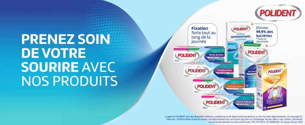 Polident Original Cr me Fixative Forte Pour Proth ses Dentaires Partielles ou Compl tes Go t Menthol 40g - product information 13