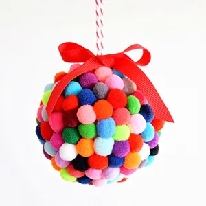 Acerich 2000 Pcs 1cm Assorted Pompoms Multicolor Valentine Day Arts and Crafts Fuzzy Pom Poms Balls for DIY Creative Crafts Decorations - pompoms