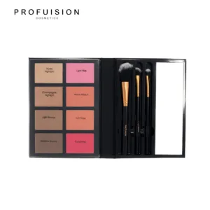 Profusion Cosmetics - Blush & Bronzer - Professional 8 Color Palette Makeup Kit Blush Highlighter Bronzer - Nude Highlight Champagne Highlight Light Bronze Shadow Bronze Pink Warm Peach Rose Pink - product information 6