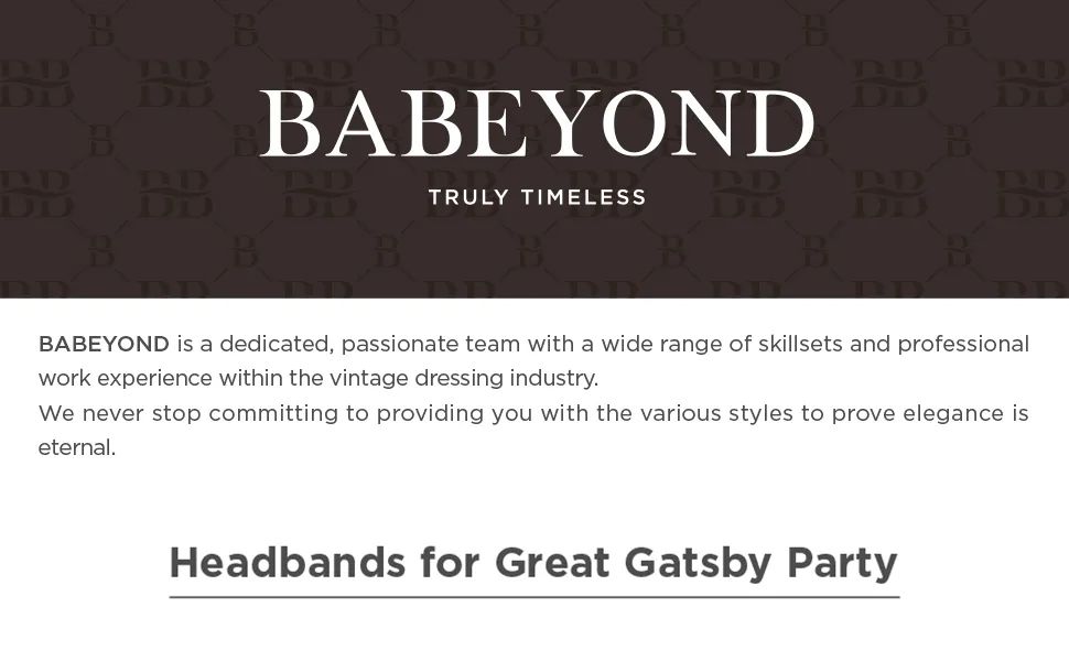 BABEYOND Carnival Feather Headpiece Showgirl Headband Women's Feather Pageant Headband 1920s Flapper Headband White - product information 14