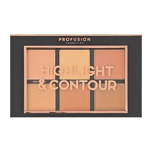 Profusion Cosmetics - Studio Icon Collection Highlight & Contour 6 Colour Palette - product information 2