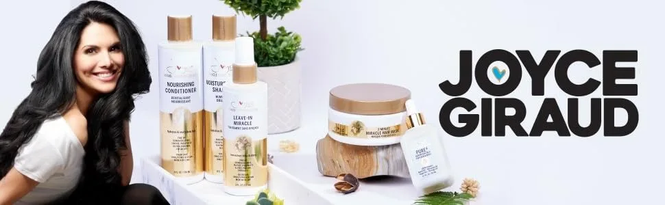 Miracle Elixir Collection Joyce Giraud Volumizing & Thickening Mist - Adds Volume & Shine  Strengthens & Enriches Hair - Hair growth professional growth thicker stronger biotin thinning loss clinical scalp