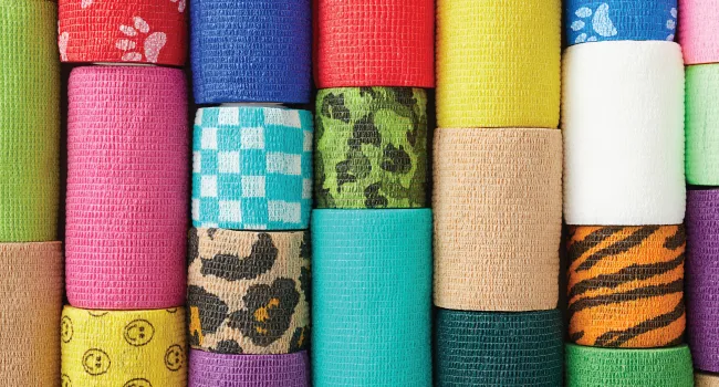 12 Rolls Self Adhesive Bandage Wraps  2 Inch x 5 Yards Cohesive Vet Tape for First Aid (Camo Designs) - Self Adhesive Wrap