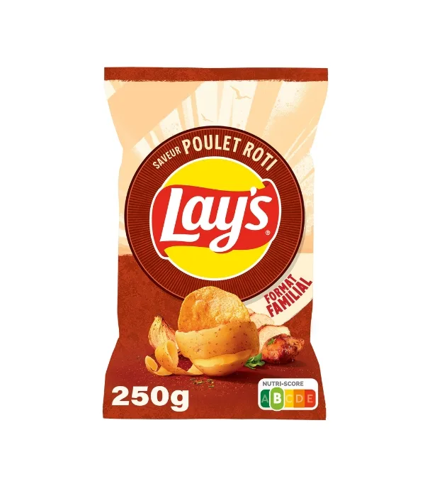 LAY'S Chips Multipack Saveurs Poulet R ti Barbecue Emmental - Lot de 4x27 5g et 2x25g Variety - product information 7