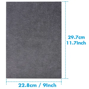 Selizo 100 Sheets Black Carbon Transfer Tracing Paper for Wood  Paper  Canvas and Other Art Surfaces (9 x 13 Inches) - Carbon Transfer Paper