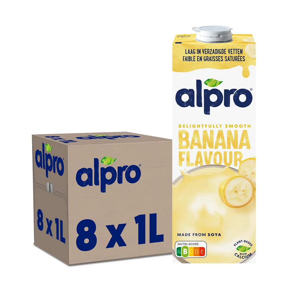 Alpro - Boisson V g tale - Soja Banane - 1L - Lot de 8x1L - product information 1