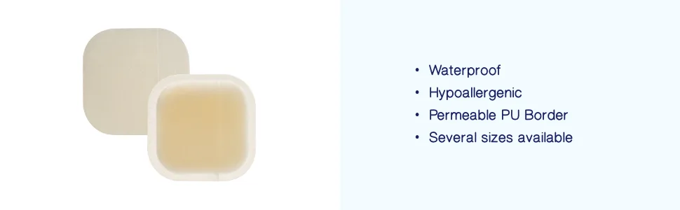 MedVance TM Hydrocolloid   Bordered Hydrocolloid Adhesive Dressing  4x4 Box of 5 DRESSINGS - medvance