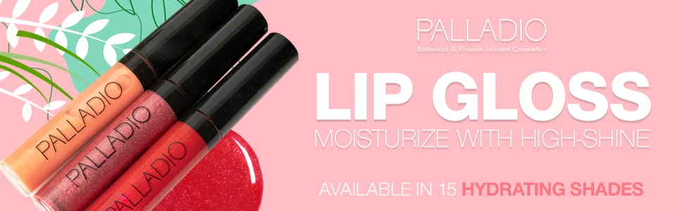 Palladio Herbal Lip Gloss (Sheer Bronze) - palladio beauty lip gloss sticky pink sheet long lasting waterproof moisture with high shine