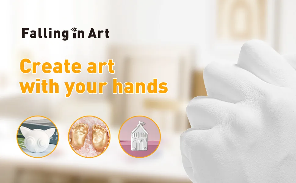Falling in Art 5lb Plaster of Paris - Plaster of paris