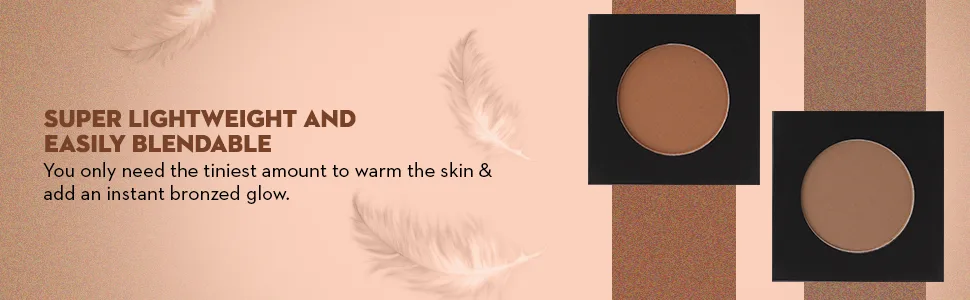 SUGAR Cosmetics Contour De Force Mini Bronzer - 02 Woody Wonder (Warm Brown) | Light Weight | Blendable & Long Lasting Lightweight  Easily Blendable  Illuminating Bronzer  Matte Finish - product information 2