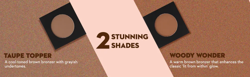 SUGAR Cosmetics Contour De Force Mini Bronzer - 02 Woody Wonder (Warm Brown) | Light Weight | Blendable & Long Lasting Lightweight  Easily Blendable  Illuminating Bronzer  Matte Finish - product information 5