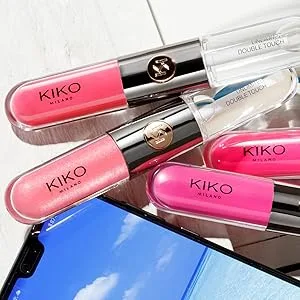 Kiko Milano - Unlimited Double Touch 101 Liquid Lipstick With A Bright Finish In A Two-step Application. Lasts Up To 12 Hours*. No-transfer Base Colour. Soft Rose - lipstick
