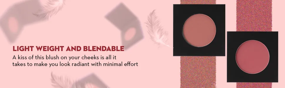 Sugar Cosmetics Contour De Force Mini Blush01 Peach Peak (Soft Peach Pink) Longlasting formula  Lightweight - product information 2