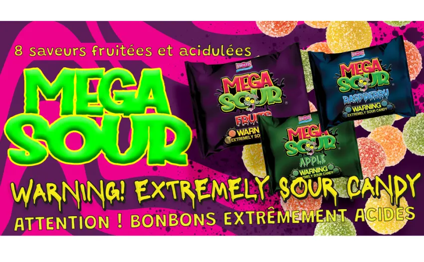 Barnetts Sweets Mega Sour Candy Cola (104g) - product information 1
