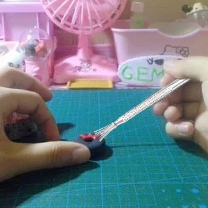 Pengxiaomei 2pcs Clay Needle Tools  Feather Wire Texture Tool for Clay Pottery Sculpting Texturing Modeling Tools 2 pcs pottery tools - product information 5