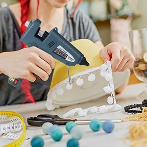 Hot Glue Gun  Hot Glue Gun Kit Includes 100 Watt Hot Glue Gun Full Size Supplied with 30 Hot Glue Sticks Green - make decoration