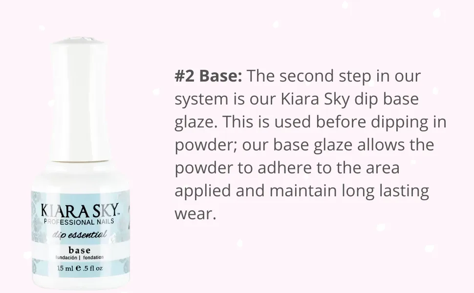 Kiara Sky Professional Nails  Dip Manicure Liquid Essentials (Bundle 1-4) - Step 2