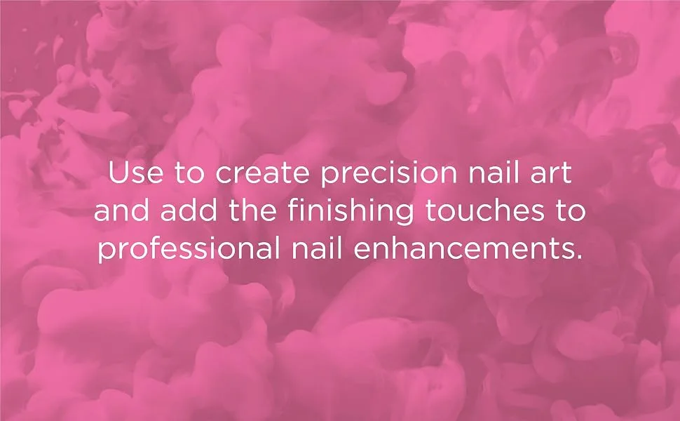 Young Nails Mission Control Gel Paint for Nails  Precision Gel Paint for Detailed Nail Art  Cure with Zero Tacky Layer  5 grams. Fizz - YN Swipe Suggested Use