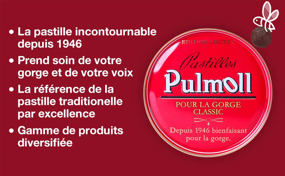 Pulmoll | Pastilles Pulmoll | Depuis 1946 (Citron) - product information 3