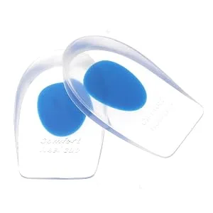Inocep Heat Formable Orthotic Insoles  Full - Rigid Custom Arch Support Insert G (M 11-11.5 / W 13-13.5) - blue inocep heel cups
