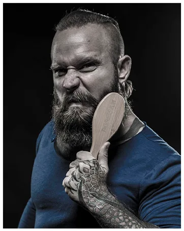 Bossman Fortify Intense Conditioner - Moisturize Replenish and Protect your beard - Thicker Formula - Natural Ingredients - Made in USA (Stagecoach Scent) - beard brush nylon boar bristle men handle hair detangling detaingler detangler long wooden mustache