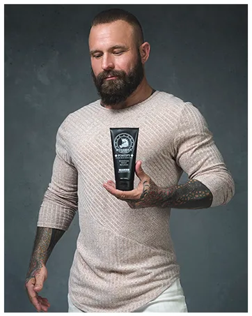 Bossman Fortify Intense Conditioner - Moisturize Replenish and Protect your beard - Thicker Formula - Natural Ingredients - Made in USA (Stagecoach Scent) - beard conditioner men wash softener coarse hair moisturizer care mustache shower grooming scented