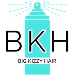 Big Kizzy Hair Extension Remover 1 + Remover 2 bundle  Two Step System Tested & Proven Fastest & Easiest Tape In Extension Adhesive and Residue Remover - Big Kizzy Hair Logo