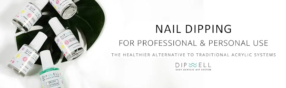 DipWell Dip Powder Nail  Base for Dipping  Step 2  0.5 fl oz - dipwell nails acrylic nails dipping nail kit