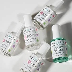 DipWell Dip Powder Nail  Base for Dipping  Step 2  0.5 fl oz - dipwell nails acrylic nails dipping nail kit