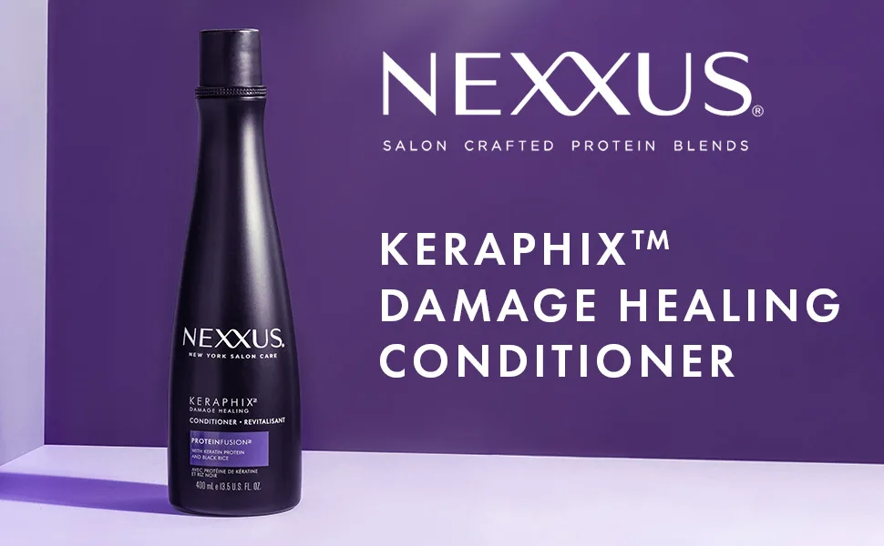 Nexxus Keraphix Conditioner Keraphix with ProteinFusion for Damaged Hair With Keratin Protein and Black Rice 13.5 oz - nexxus, keraphix, conditioner