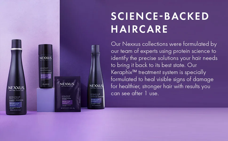 Nexxus Keraphix Conditioner Keraphix with ProteinFusion for Damaged Hair With Keratin Protein and Black Rice 13.5 oz - questions and answers