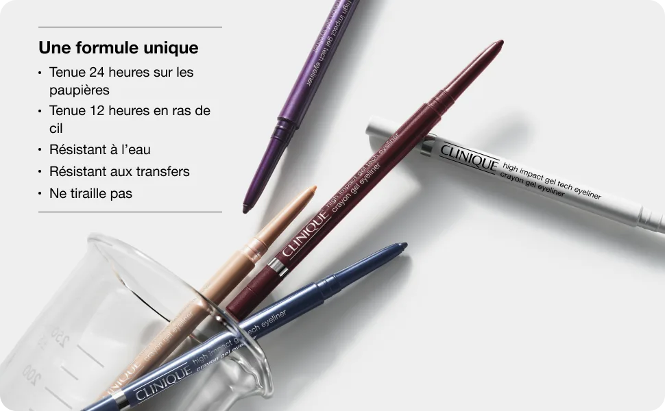 Clinique High Impact Crayon Gel Eyeliner | Waterproof Ne Coule Pas + Convient aux Yeux Sensibles Bronze Glow - product information 2
