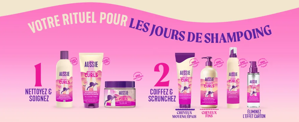 Aussie Bouncy Curls Apr s-Shampoing Hydratant 1000ml Boost d'Hydratation pour Cheveux Boucl s - product information 10