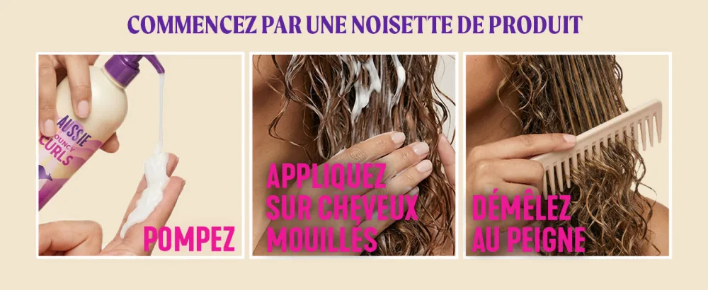 Aussie Bouncy Curls Apr s-Shampoing Hydratant 1000ml Boost d'Hydratation pour Cheveux Boucl s - product information 8