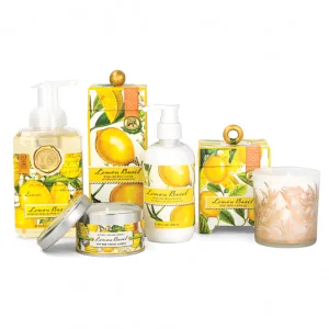 Michel Design Works 4.5oz Boxed Single Shea Butter Soap  Lemon Basil - Michel Design Works Lemon Basil Collection