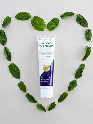 Essentials Toothpaste Whole Mouth Protection  Fluoride-Free (4 oz.) - Essentials Toothpaste Mint Heart