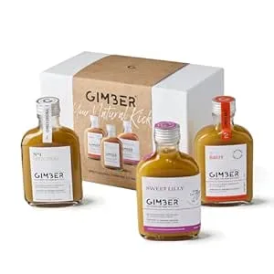 GIMBER Concentr de Gingembre Bio 20 ml | Boisson Sans Alcool 100% Biologique Base de Citron et pices | Jus Premium - product information 5