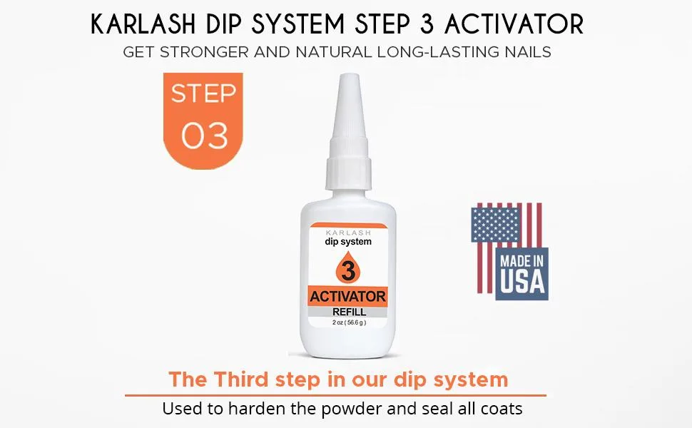 Karlash Gel Base DIP Powder System Refill 2 oz (Step 3 Activator) - FSDFSDF