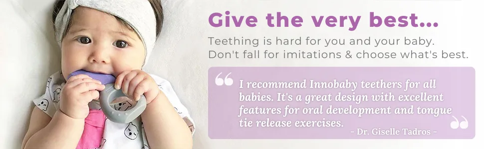 INNOBABY TEETHIN' Smart Birthstone Ring TEETHER - October (Tourmaline) - birthstone, ring teether, innobaby, teethers, baby teethers, teething baby, baby shower gift