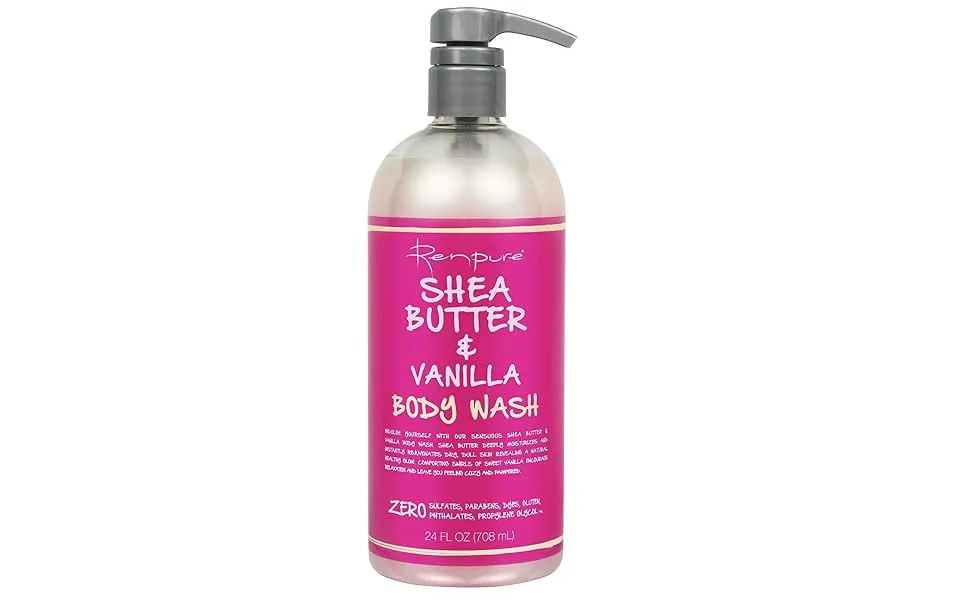 Renpure Shea Butter & Vanilla Body Wash   24oz - product information 2